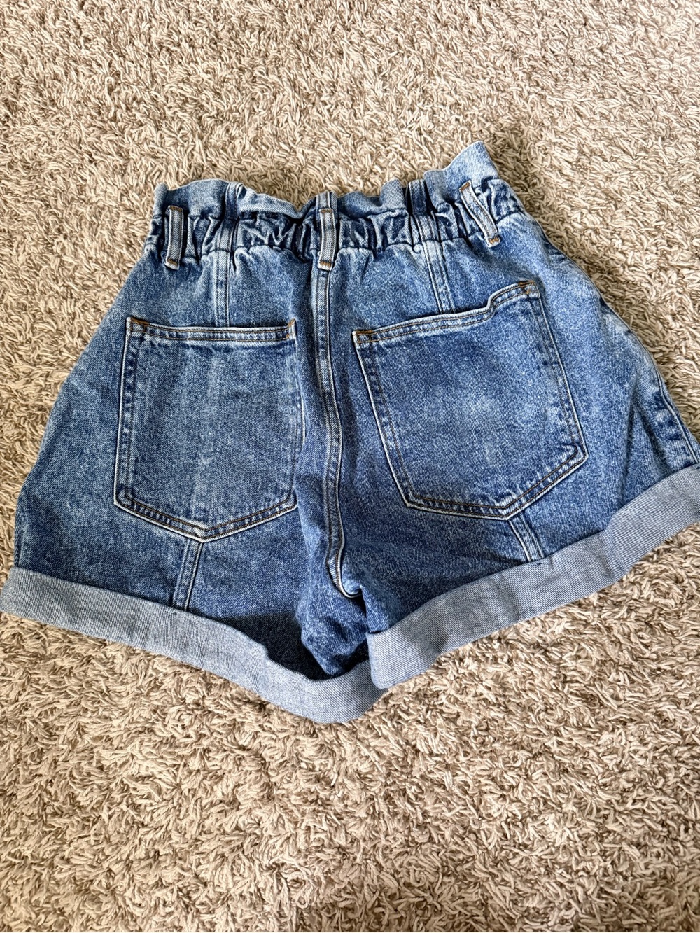 EUC! Abercrombie & Fitch The ‘80s Paperbag Short Ultra High Rise 30/10 - Picture 3 of 4